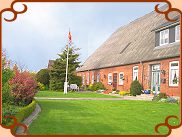 Au&szlig;enansicht Eingang Wohnung in unserem Bauernhaus nahe Bad Segeberg